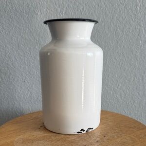 Hobby Lobby White and Black Vase